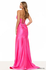 Sherri Hill Satin Keyhole Prom Dress 57882