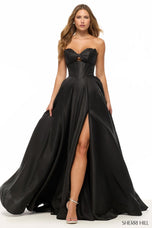 Sherri Hill Keyhole Corset Prom Dress 57893