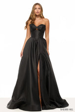 Sherri Hill Keyhole Corset Prom Dress 57893