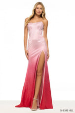 Sherri Hill Drop Waist Corset Prom Dress 57900