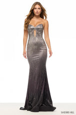 Sherri Hill Strapless Hot Fix Prom Dress 57902