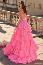 Sherri Hill Lace Corset Prom Dress 57922