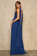Sherri Hill Ruched Drop Waist Prom Dress 57952