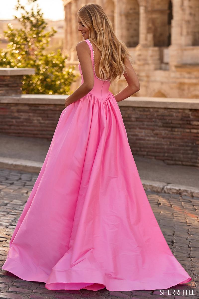 corset dress with pockets Deep V-Neck Bow Tie Ruched Corset Dress with Pockets