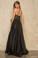 Sherri Hill Asymmetrical Bow Prom Dress 57960