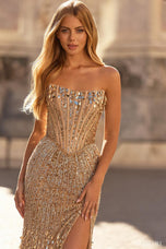 Sherri Hill Bling Corset Prom Dress 57963