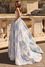 Sherri Hill Corset Brocade Prom Dress 57968