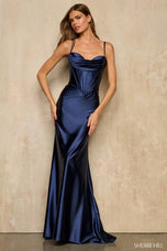 Sherri Hill Basque Corset Prom Dress 57973