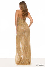 Sherri Hill Strapless Beaded Prom Dress 67132