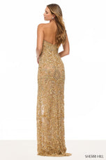 Sherri Hill Strapless Beaded Prom Dress 67134