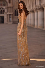 Sherri Hill Tight Beaded Prom Dress 67140