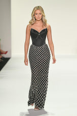 Sherri Hill Strapless Beaded Pageant Dress 67196