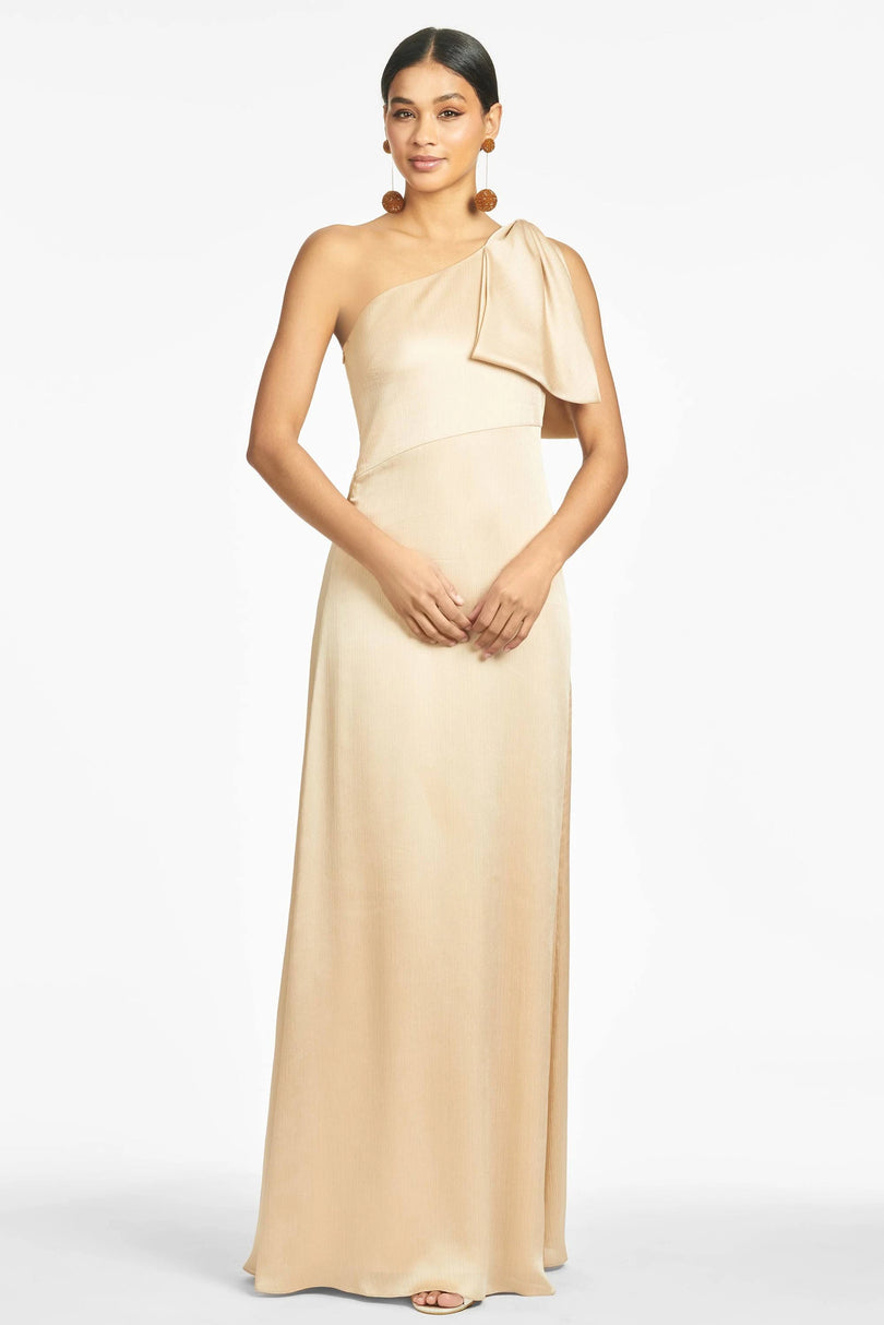 Sachin & Babi "Chelsea" One Shoulder Bow Gown Sachin & Babi "Chelsea" One Shoulder Bow Gown