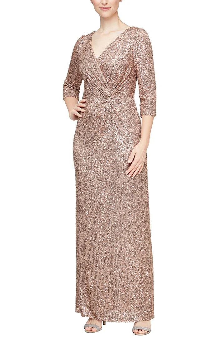 Alex Evenings Sequin Column Gown 8196646 Alex Evenings Sequin Column Gown 8196646