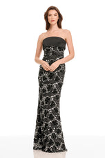 Dress the Population "Shay" Strapless Dress DDRN43