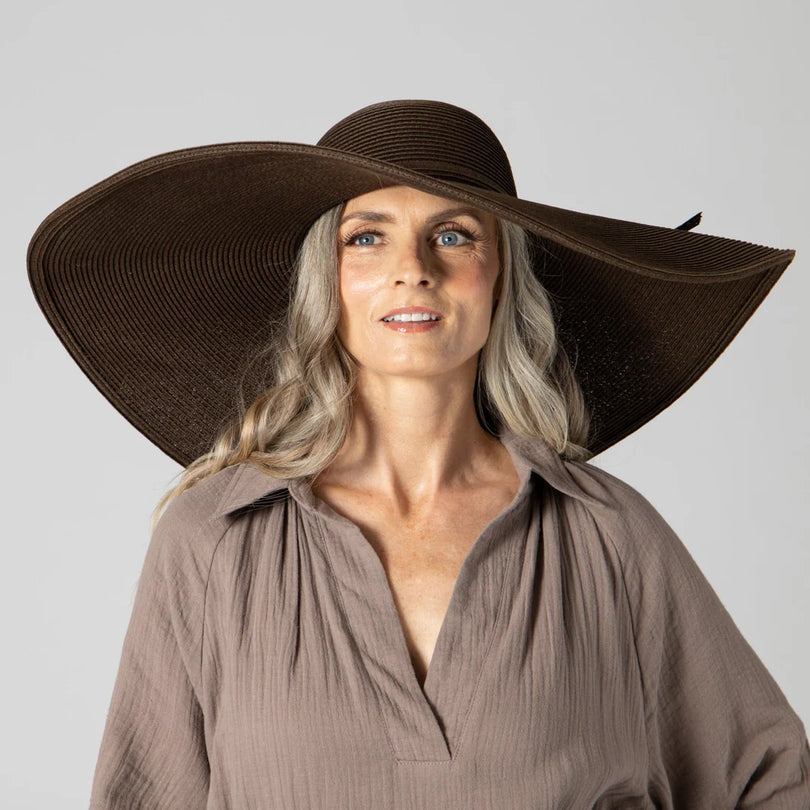 San Diego Hat Company Women's Ultrabraid XL Brim Floppy Hat UBX2535