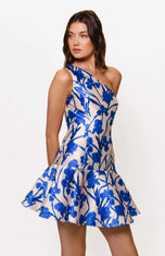 Hutch "Silas" One Shoulder Floral Dress 11337
