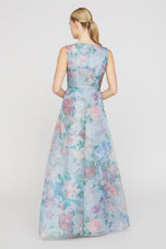 Kay Unger Floral Long Evening Gown 55115244