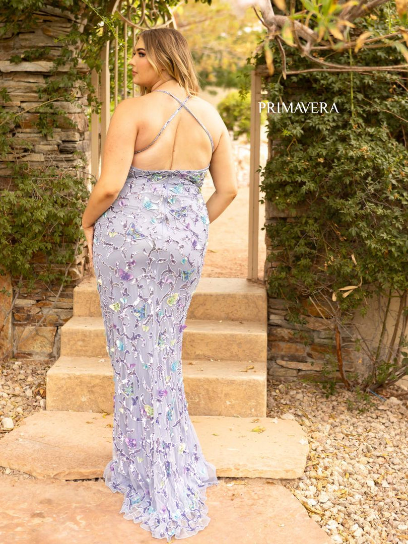 Curvy by Primavera Butterfly Dress 14003 Curvy by Primavera Butterfly Dress 14003
