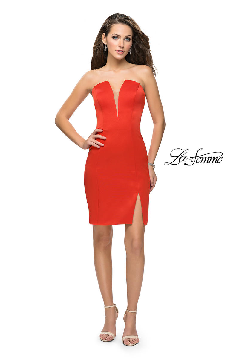 La Femme Short Cocktail Dress 26629