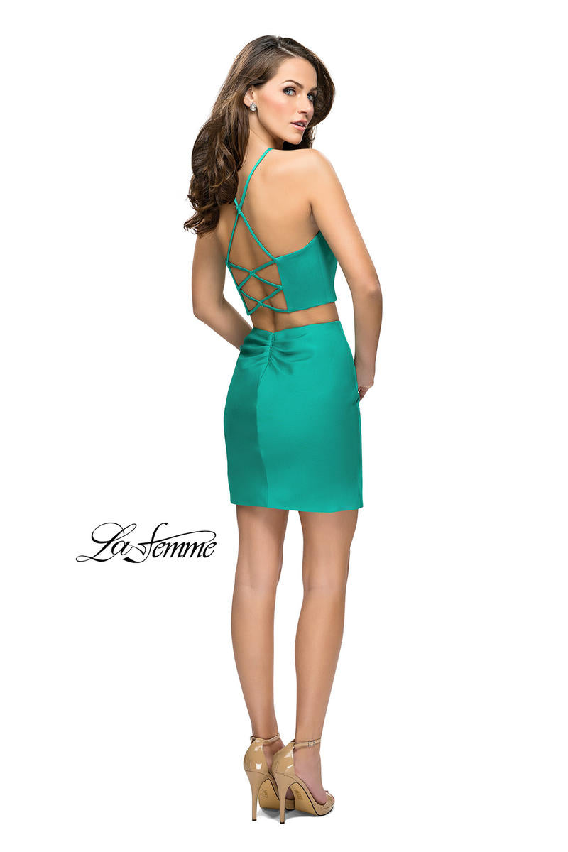 La Femme Short Cocktail Dress 26630
