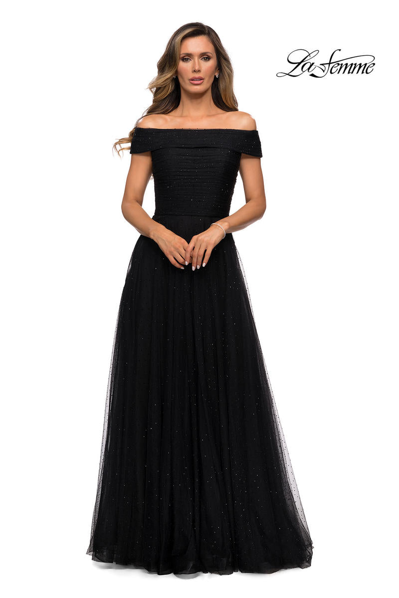 La Femme Evening Dress 28051