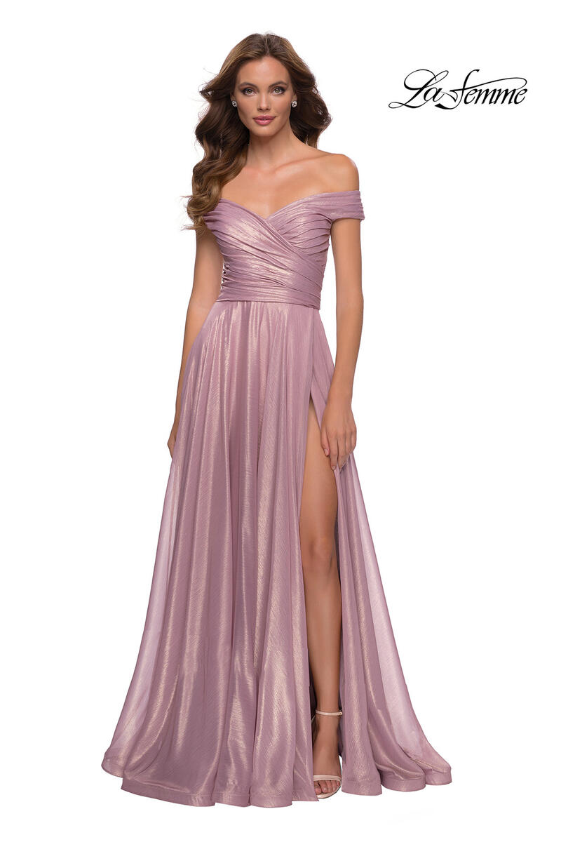 La Femme 29172 Prom Dress - Pink-Metallic | NewYorkDress La Femme 29172 Prom Dress - Pink-Metallic | NewYorkDress