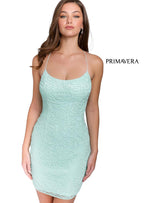 Primavera Couture Short Beaded Dress 3558