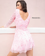 Primavera Couture Short Dress 3716
