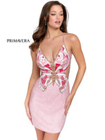 Primavera Couture Short Dress 3821
