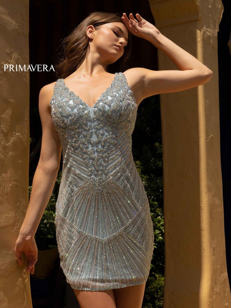 Primavera Couture Short Dress 3829