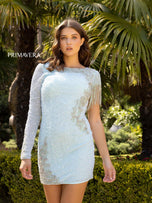 Primavera Couture Short Dress 3842