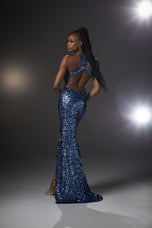 Morilee Sequin Cut Out Prom Dress 47001