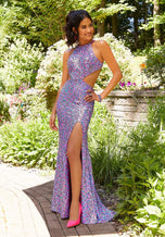 Morilee Sequin Cut Out Prom Dress 47001