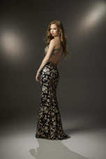 Morilee Halter Neckline Long Prom Dress 48013