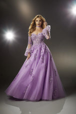 Morilee Glitter Tulle Prom Dress 48053