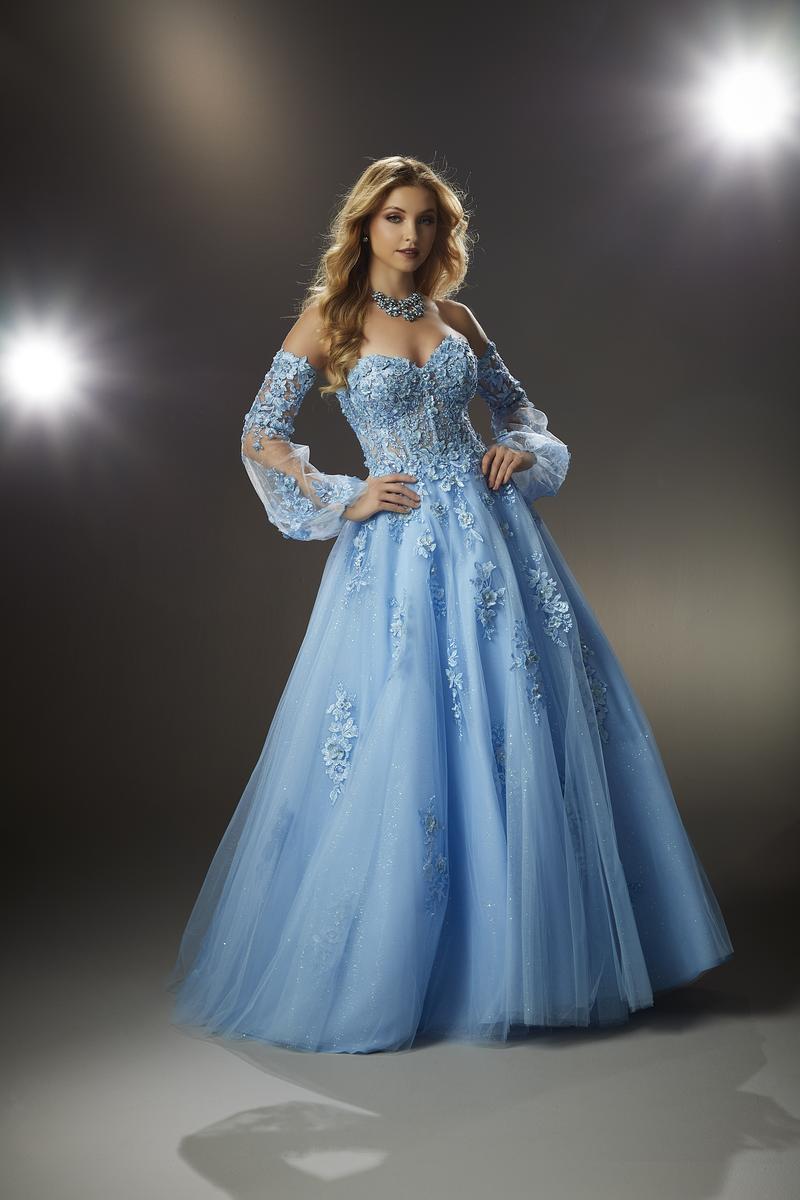 Tulle Sparkly Ball Gown Prom Dress Morilee Glitter Tulle Prom