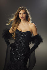 Morilee Glitter Tulle Prom Dress 48078