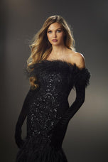 Morilee Glitter Tulle Prom Dress 48078