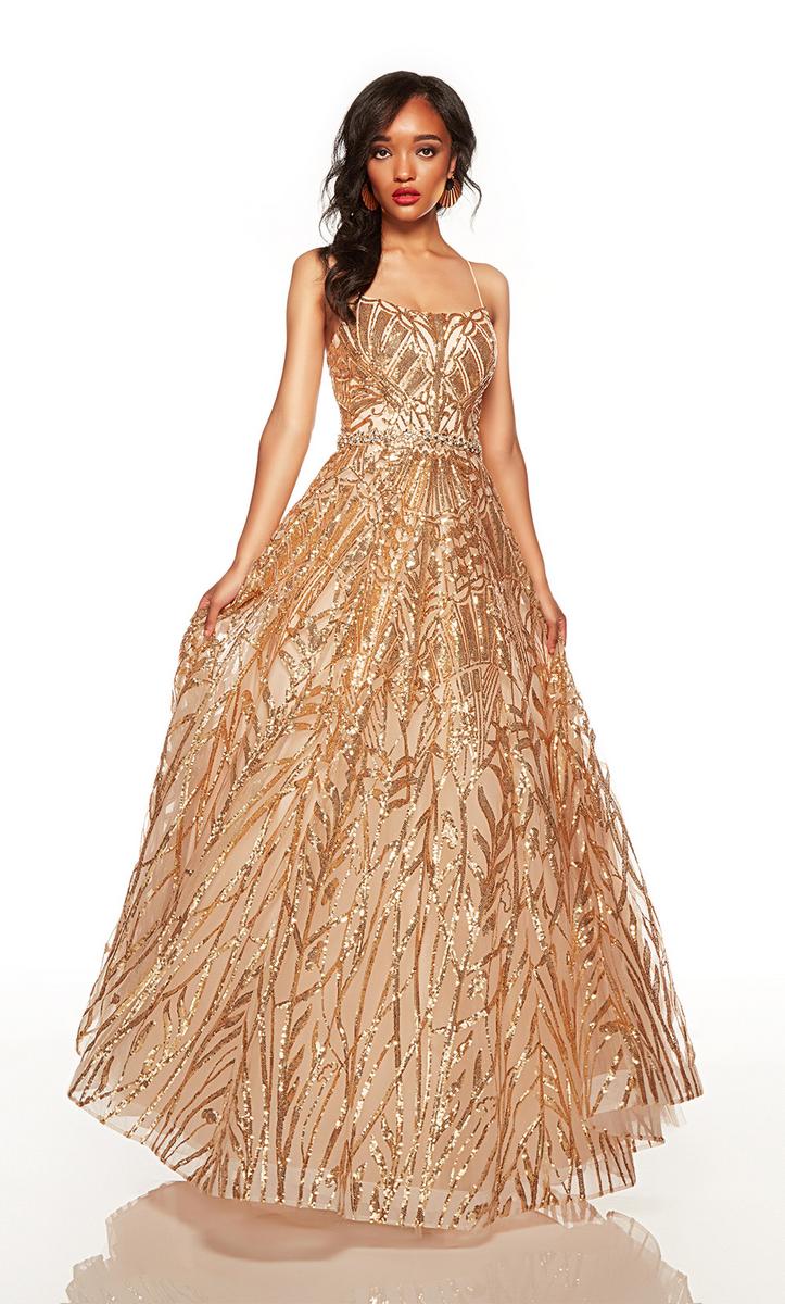 terry costa alyce prom dress Alyce Prom Dress 61757 Pink/White / 10