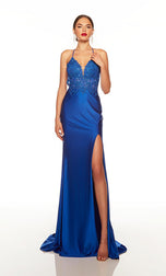Alyce Paris Fitted Open Back Dress 61452