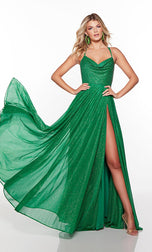 Alyce A-Line Long Prom Dress 61464