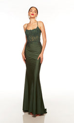 Alyce Corset Lace Prom Dress 61465