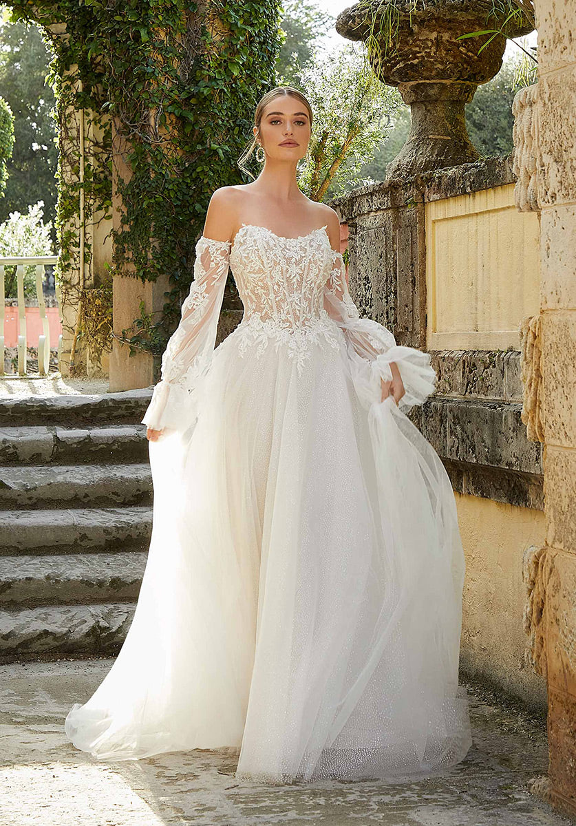 ceelo green wedding dress Voyage Bridal by Morilee 