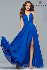 Faviana A-Line Chiffon Dress 7747