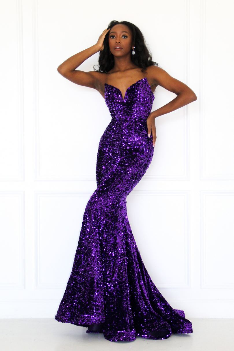 Portia and Scarlett Fit and Flare Prom Dress PS21208 Portia and Scarlett Fit and Flare Prom Dress PS21208
