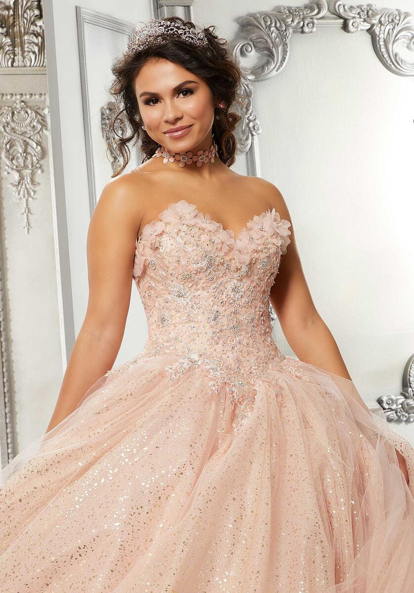 Vizcaya by Morilee Metallic Embroidered Quince Dress 89323 Vizcaya by Morilee Metallic Embroidered Quince Dress 89323