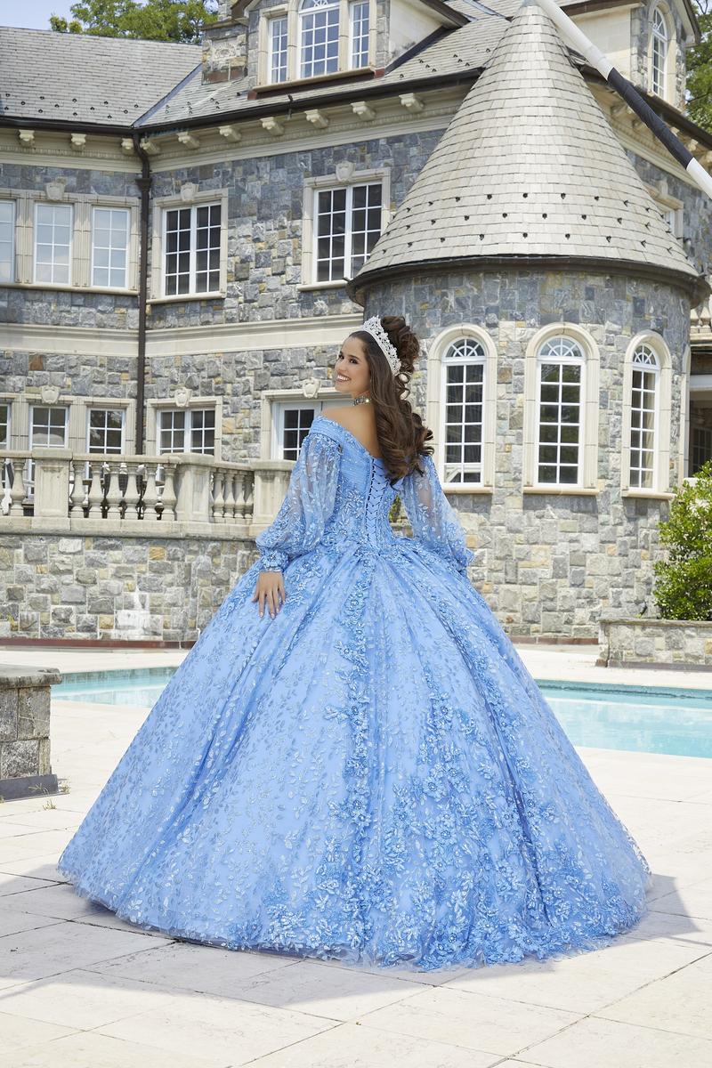 long sleeve quince dresses Vizcaya by Morilee Bishop Sleeve Quince Dress 89411