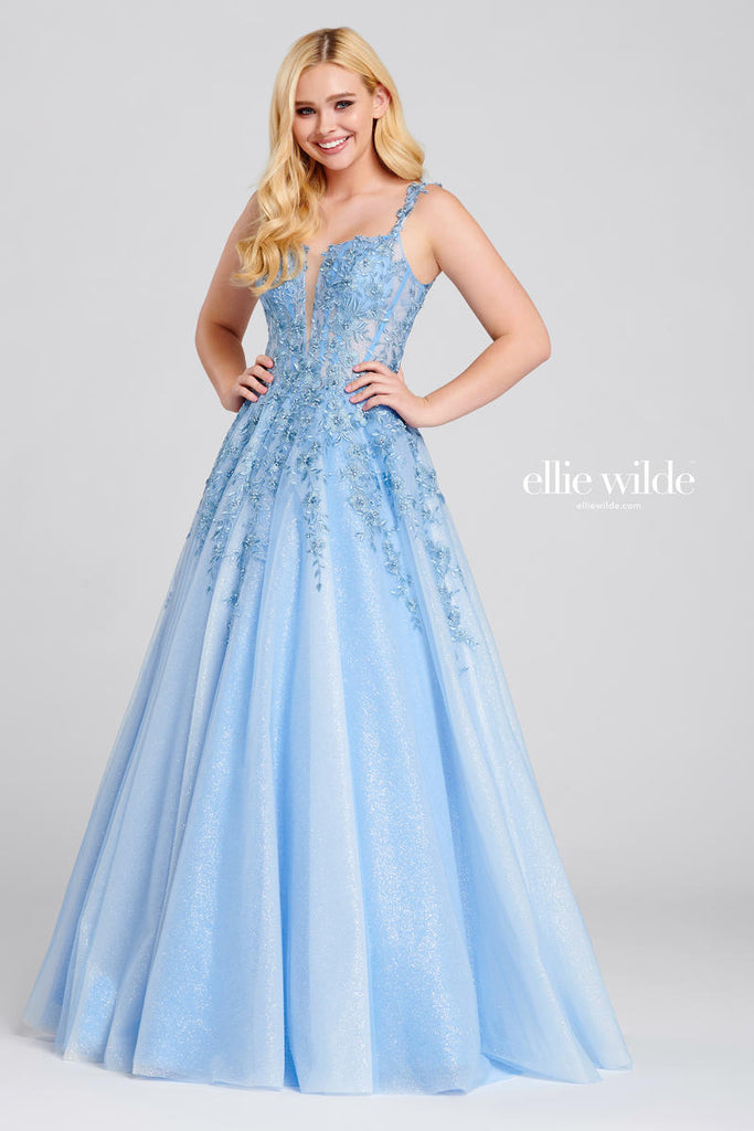 Ellie Wilde Lace Glitter Dress EW120014