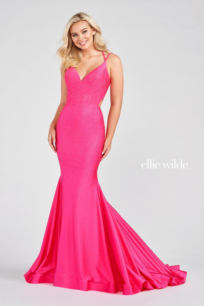 Ellie WIlde Fit and Flare Prom Dress EW122001